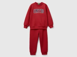 Sweat tracksuit with logo