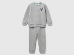 Sweat tracksuit with logo