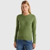 Sweater in pure Shetland wool