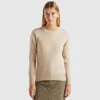 Sweater in pure Shetland wool