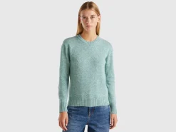 Sweater in pure Shetland wool