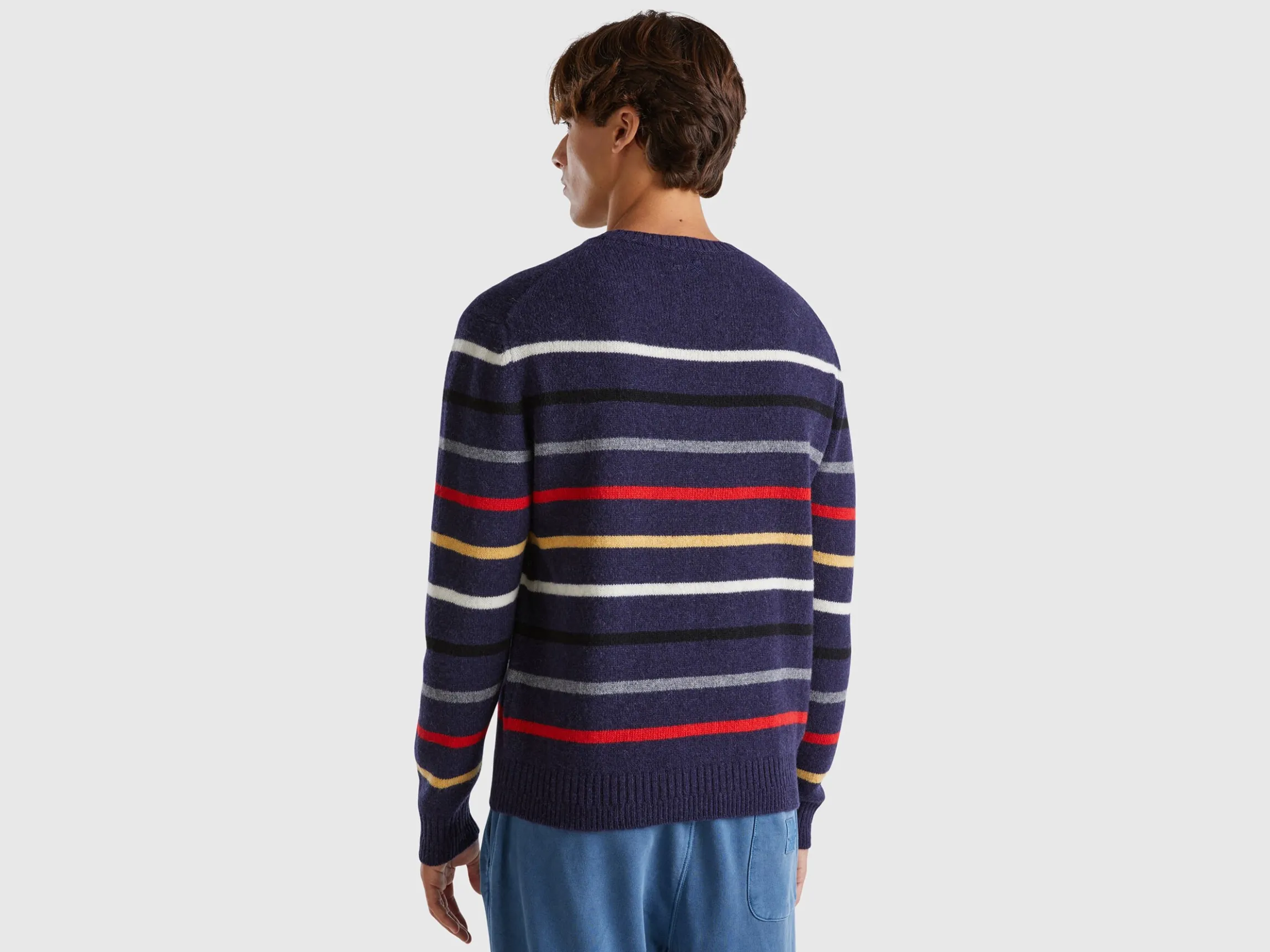 Sweater in pure Shetland wool