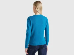 Sweater in pure Shetland wool