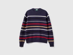 Sweater in pure Shetland wool