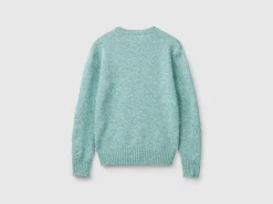 Sweater in pure Shetland wool