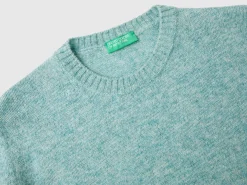 Sweater in pure Shetland wool
