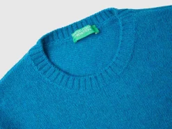 Sweater in pure Shetland wool