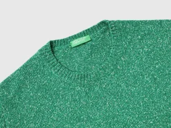Sweater in wool and silk blend