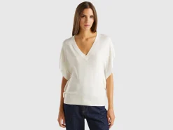 Sweater with draping