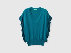 Sweater with draping
