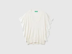Sweater with draping