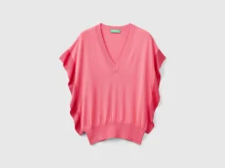 Sweater with draping
