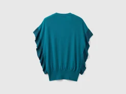 Sweater with draping