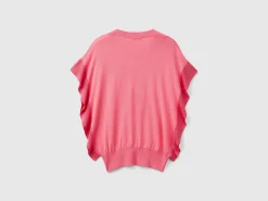 Sweater with draping