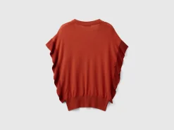 Sweater with draping