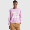 Sweater with embroidery in Merino wool