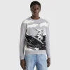 Sweater with ski graphic