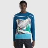 Sweater with ski graphic