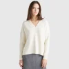 Sweater with V-neck