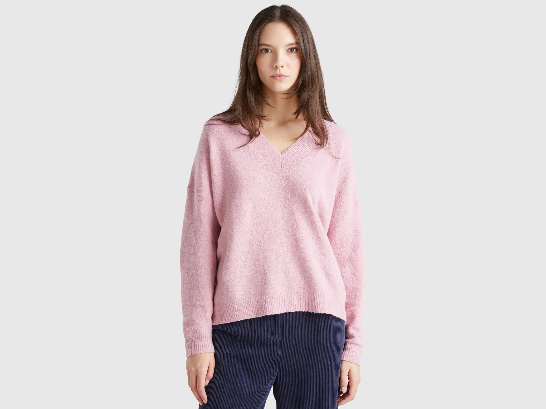 Sweater with V-neck