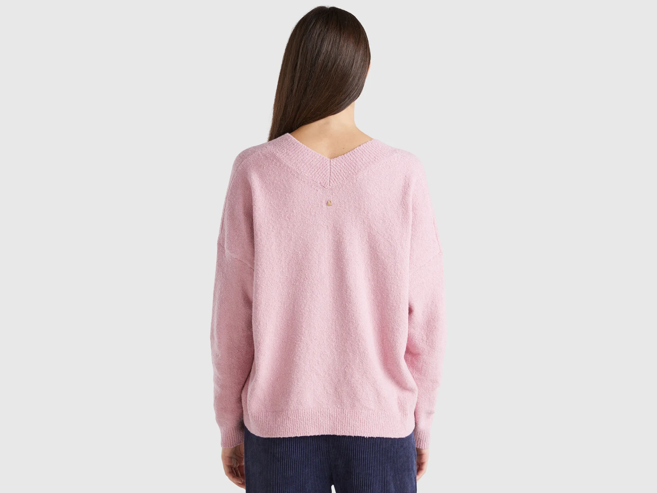 Sweater with V-neck