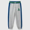 Sweatpants with stripes