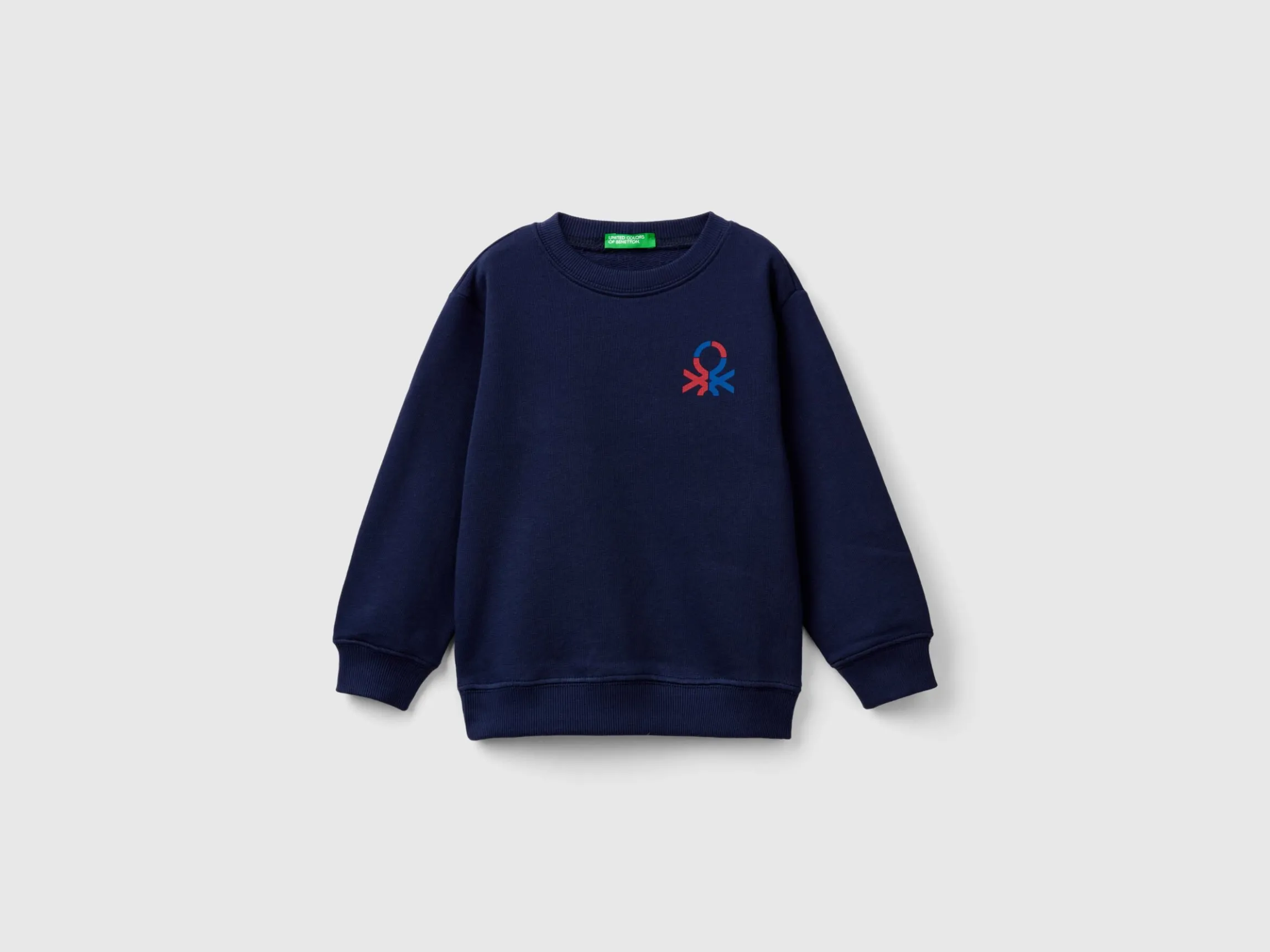 Sweatshirt in 100% organic cotton