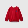 Sweatshirt in 100% organic cotton