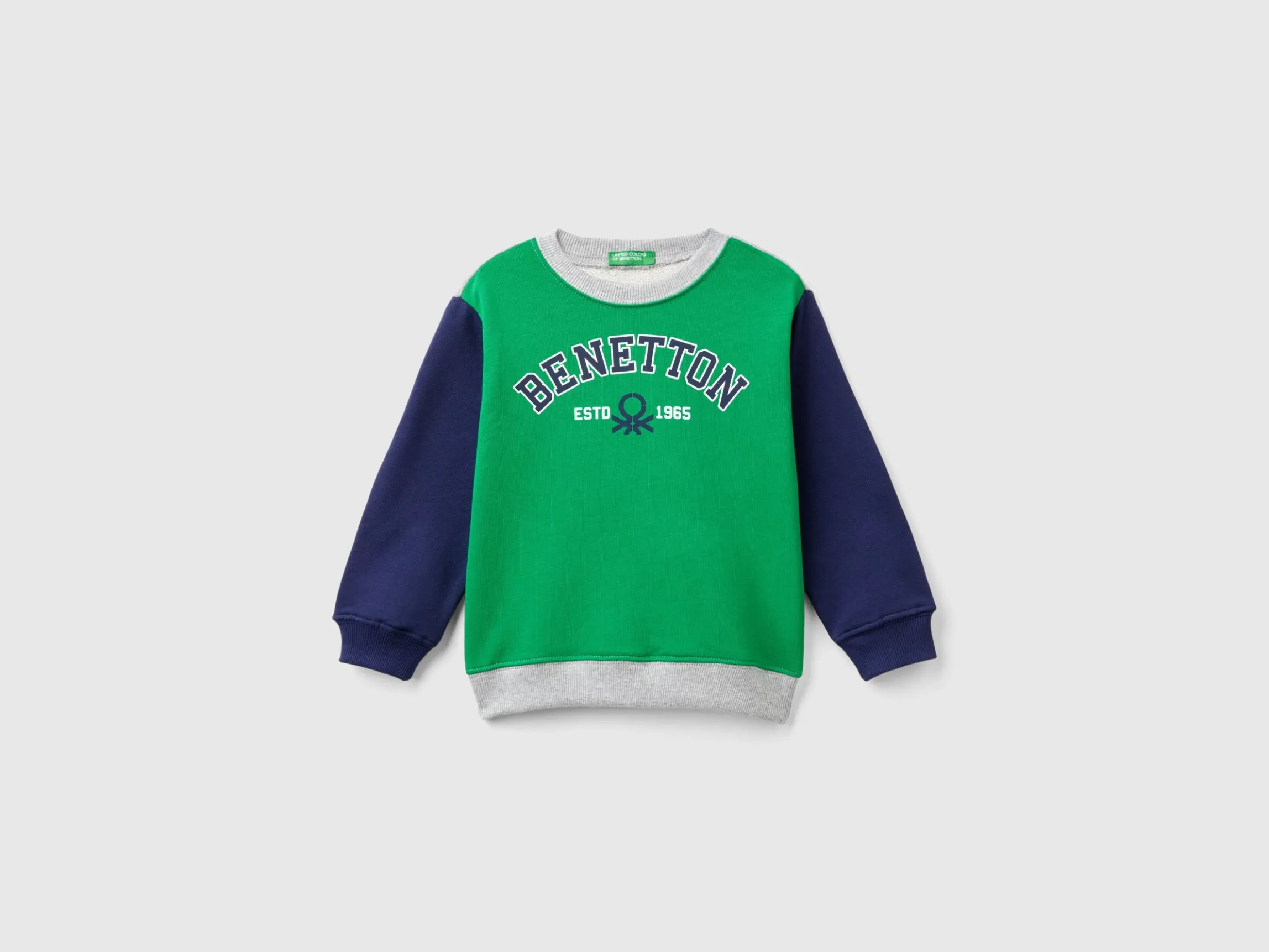 Sweatshirt in 100% organic cotton