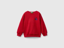Sweatshirt in 100% organic cotton