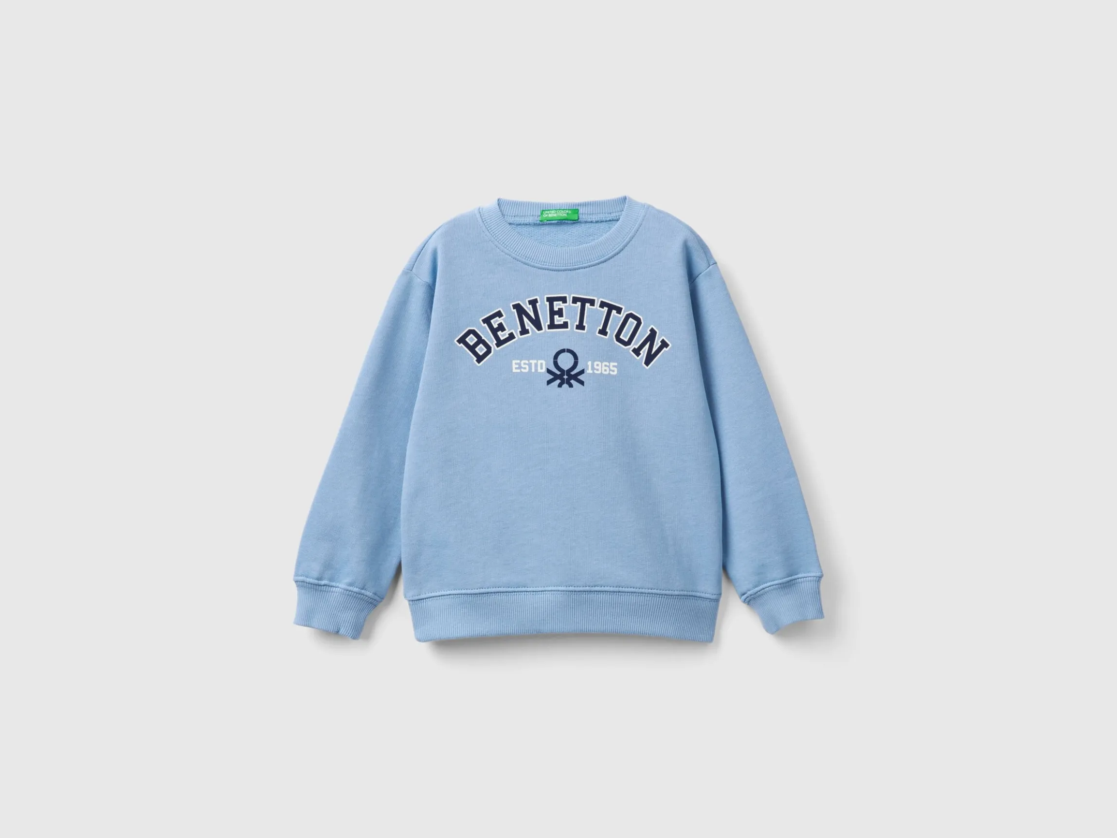 Sweatshirt in 100% organic cotton