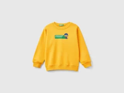Sweatshirt in 100% organic cotton