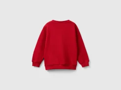 Sweatshirt in 100% organic cotton