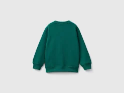 Sweatshirt in 100% organic cotton