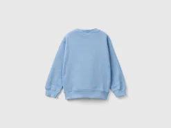 Sweatshirt in 100% organic cotton