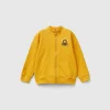 Sweatshirt in organic cotton with zip