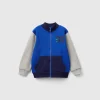 Sweatshirt in organic cotton with zip