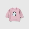 Sweatshirt with animal embroidery