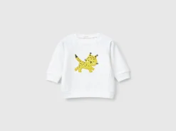 Sweatshirt with animal embroidery
