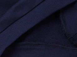 Sweatshirt with embroidery and patches in organic cotton