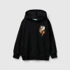 Sweatshirt with graffiti print