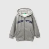 Sweatshirt with lined hood