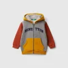 Sweatshirt with lined hood