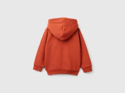 Sweatshirt with lined hood