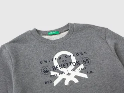 Sweatshirt with logo print