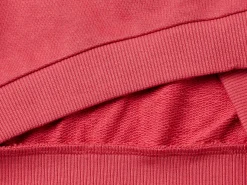 Sweatshirt with petal look applique