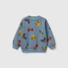 Sweatshirt with tractor print