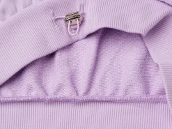 Sweatshirt with uneven neckline