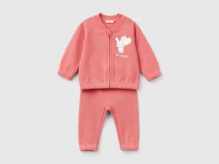 Sweatsuit in organic cotton