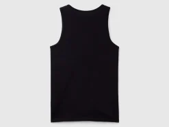 Tank top in organic stretch cotton